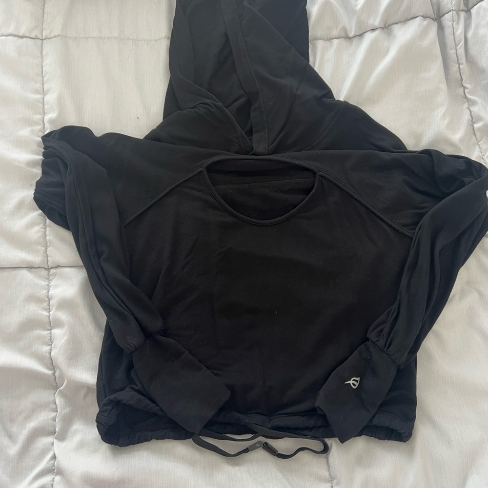 Black Hooded Sweatshirt